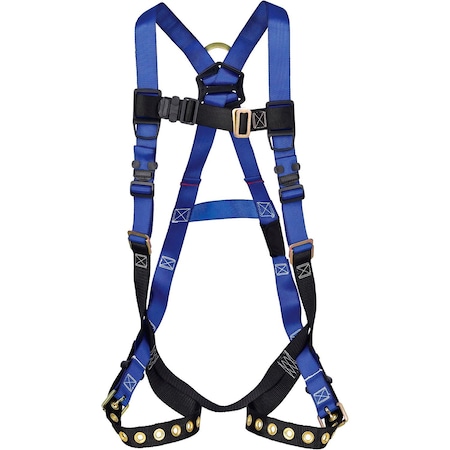 Global Industrial Contractor 1D Harness, Tongue Buckle Legs, Universal 761314